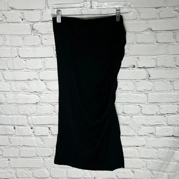 Michael Stars Marnie Skirt Classic Black Pencil Skirt - Picture 6 of 9